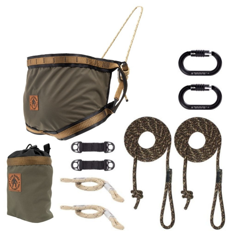 ACO Land Baron Lite Saddle Kit - Ranger Green