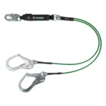 Safewaze Leading Edge 6′ Energy Absorbing Lanyard: Dual Leg, Rebar Hooks — view 1