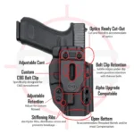 C&G Holsters Smith & Wesson M&P Shield 9/40 M1.0/2.0/PLUS IWB Holster - Right Hand — view 6