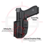 C&G Holsters Smith & Wesson M&P Shield 9/40 M1.0/2.0/PLUS IWB Holster - Right Hand — view 8