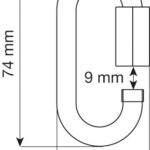CAMP 8mm Oval Quick Link - Steel — view 2