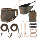 ACO Land Baron Lite Saddle Kit - Ranger Green — view 5