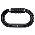 Custom Omega Pacific Black Raider 3-Stage Quik-Lok Carabiner NFPA (Pack Of 5) — view 2