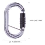 Omega Pacific Raider Aluminum 3-Stage Quik-Lok W/Captive Eye NFPA Carabiner - Gunmetal — view 6
