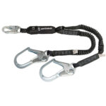 Safewaze PRO 6′ Stretch Energy Absorbing Lanyard: Dual Leg, Rebar Hooks — view 1