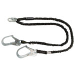 Safewaze PRO 6′ Internal Energy Absorbing Lanyard: Dual Leg, Rebar Hooks — view 1