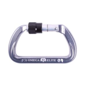 Omega Pacific Elite Screw-Lok NFPA Carabiner - Gunmetal