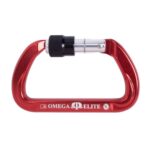 Omega Pacific Elite Screw-Lok NFPA Carabiner - Red — view 1