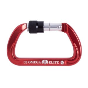Omega Pacific Elite Screw-Lok NFPA Carabiner - Red