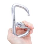 Omega Pacific MOAB 1/2″ Steel Large D Screw-Lok NFPA Carabiner — view 6