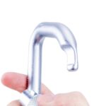 Omega Pacific MOAB 1/2″ Steel Large D Screw-Lok NFPA Carabiner — view 7