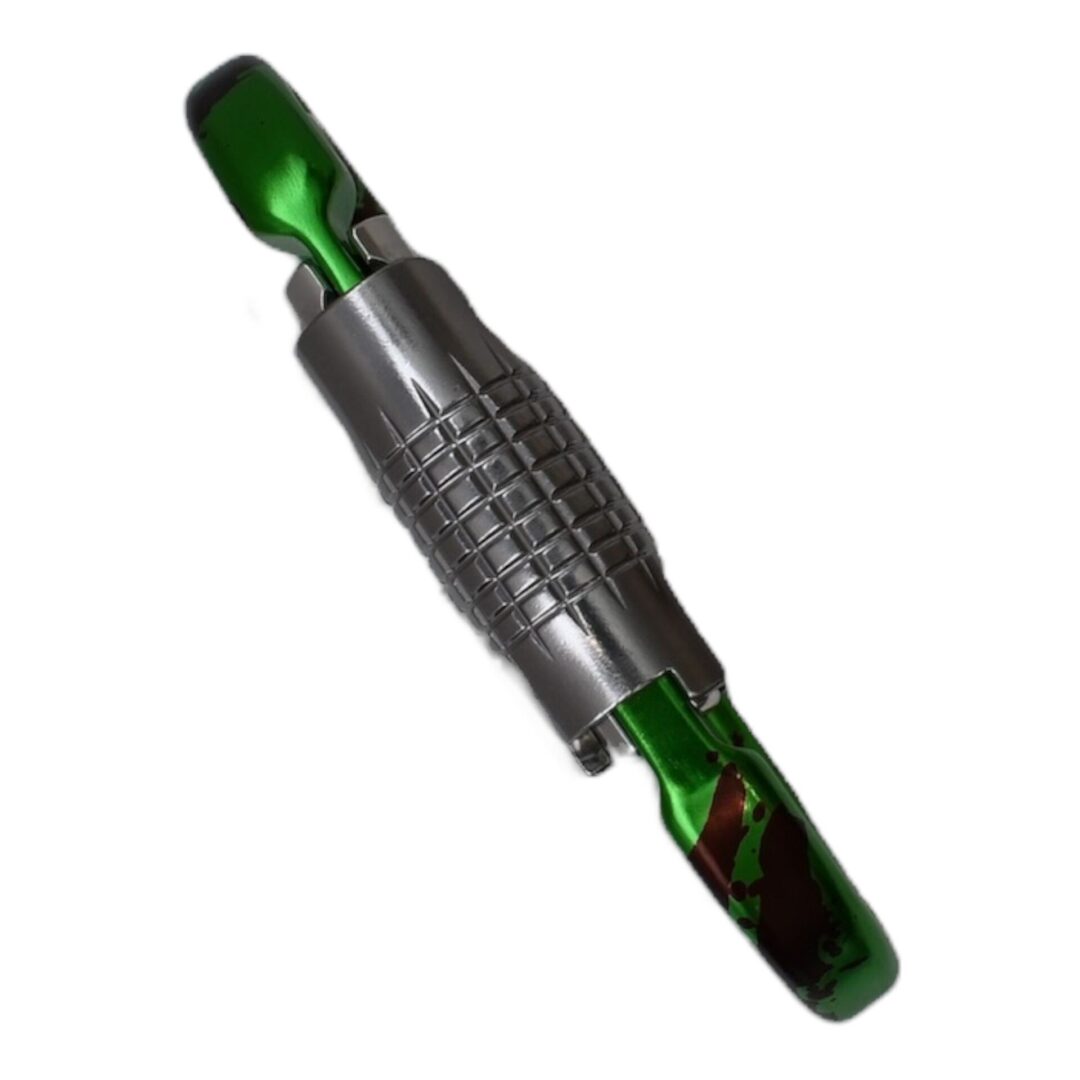 Omega Pacific Raider+ Aluminum 3-Stage Quik-Lok Carabiner - Radioactive — view 2