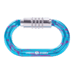 Omega Pacific Raider Aluminum 3-Stage Quik-Lok NFPA Carabiner - Blue Crush — view 1