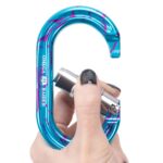 Omega Pacific Raider Aluminum 3-Stage Quik-Lok NFPA Carabiner - Blue Crush — view 3