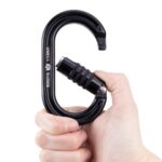 Omega Pacific Raider Aluminum 3-Stage Quik-Lok NFPA Carabiner - Black — view 5