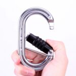 Omega Pacific Raider Aluminum 3-Stage Quik-Lok W/Captive Eye NFPA Carabiner - Gunmetal — view 4