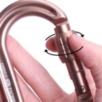 Omega Pacific Raider Tactical Oval Screw-Lok Carabiner - Sand Tan — view 4