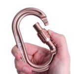 Omega Pacific Raider Tactical Oval Screw-Lok Carabiner - Sand Tan — view 5