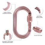 Omega Pacific Raider Tactical Oval Screw-Lok Carabiner - Sand Tan — view 6