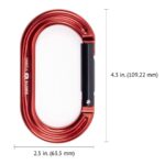 Custom Omega Pacific Raider Straight Gate Carabiner (Pack Of 5) — view 3