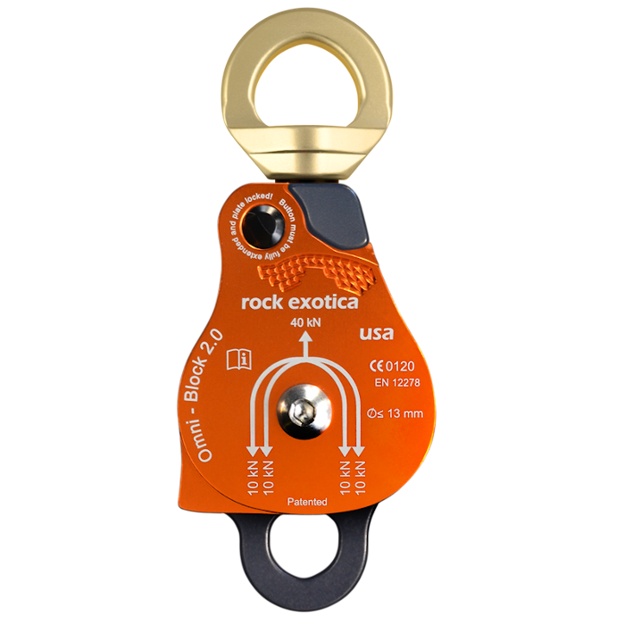 Rock Exotica Omni-Block 2.0" Double Pulley