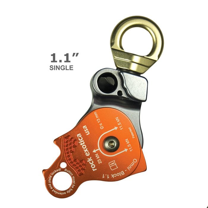Rock Exotica Omni-Block 1.1" Single Pulley