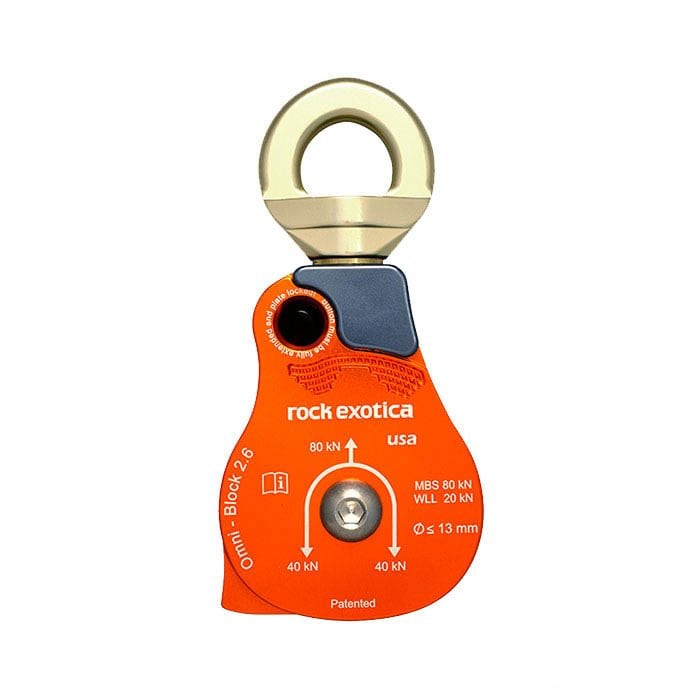 Rock Exotica Omni-Block 2.6" Single Pulley