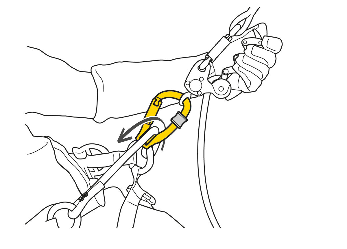Petzl Rollclip Z w/ Screw Lock — view 2