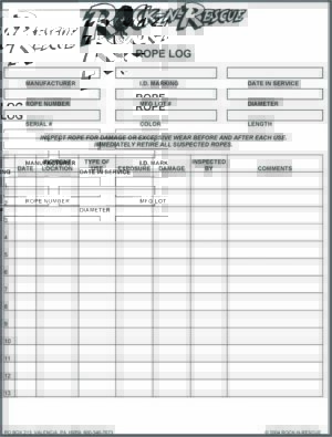 RNR All Weather Rope Log