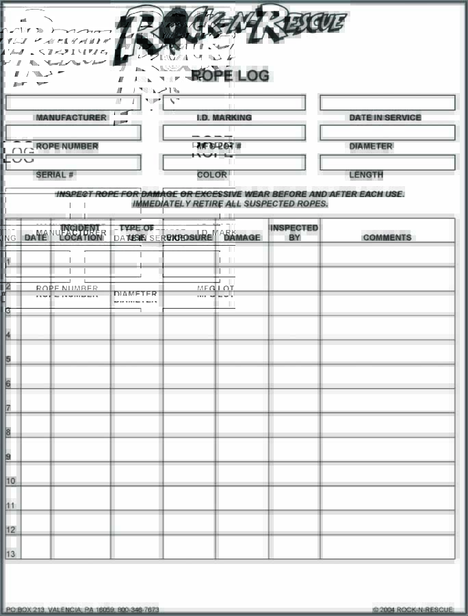 RNR All Weather Rope Log
