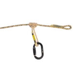 ACO 8mm Oplux Tether System with 3 Stage Quick Lock Carabiner — view 2