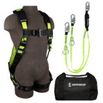 SAFEWAZE PRO Bag Combo - Harness & 6′ Lanyard Fall Protection Kit — view 1