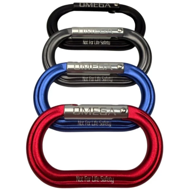 Omega Pacific Micro Raider Aluminum Straightgate Carabiner