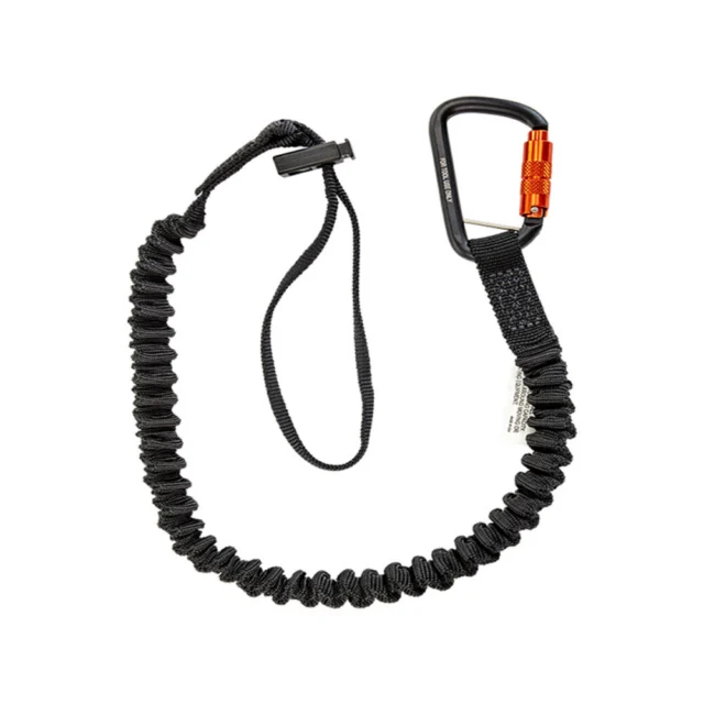 Safewaze 15 lb. Elasticated Tool Tether: Carabiner, Cinch